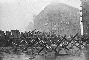 Москва, октябрь 1941&nbsp;г. Большая Дорогомиловская улица