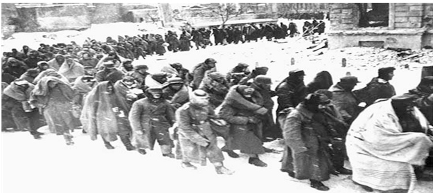 Пленные фашисты. Они были в Сталинграде